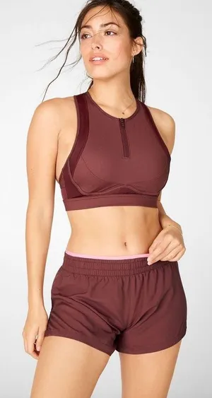Fabletics | Blare Zip Front High Impact Sports Bra thumbnail 6