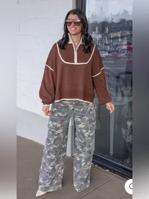 NWOT Hidden Jeans Camo Cargo Pants Green Brown 29 thumbnail 2