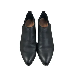 FRYE Rowen Slip-On Cut-Out Leather Ankle Boots Women 8 Black Western Versatile thumbnail 5