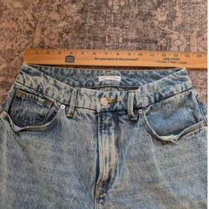Good American Good‎ 90s Jeans Light Blue Wash Loose Wide Leg GNIL999T Size 00/24 thumbnail 7