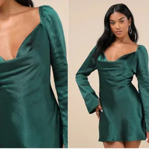 LULUS Sexy Wedding Prom Formal Event Classy Holidays Chic Satin Mini Dress thumbnail 3