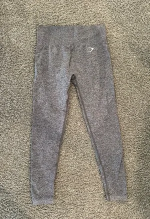 Gray Vital Seamless Leggings thumbnail 1