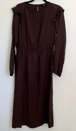 Setre‎ Woman Midi Dress in Brown thumbnail 1