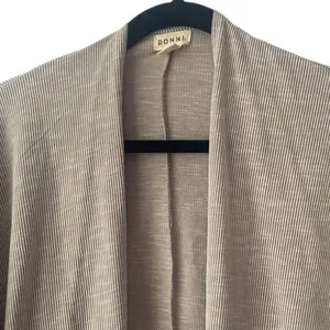 Anthropologie Duster Cardigan‎ Donni Sandwash Ribbed Oversized Open Women's thumbnail 5