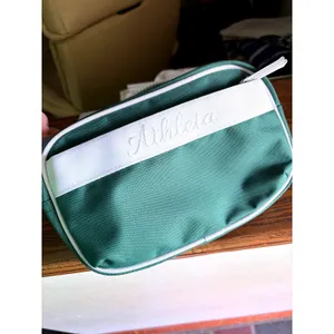 Athleta Excursion Belt Bag Green‎ White Canvas Waist Pack Fanny Bag Tenniscore thumbnail 2