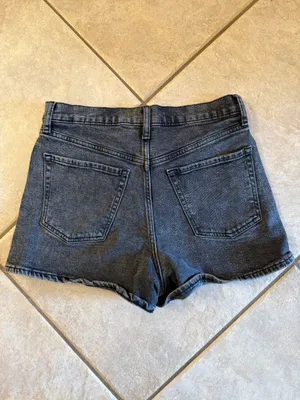Sky High A-line black old navy Jean shorts thumbnail 3