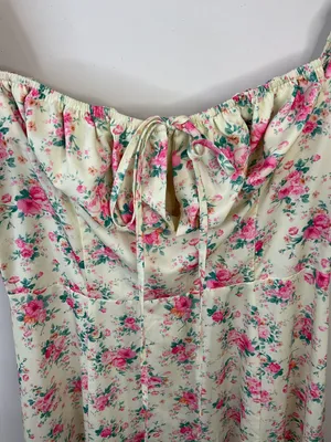 Floral Puff Sleeve Maxi Dress thumbnail 10