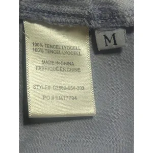 Cloth & Stone Tank Top Chambray Size M Blue Sleeveless Open Back Boho Preppy thumbnail 7