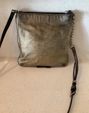 Coach Metallic Leather Swagger Swingpack Crossbody 36502 thumbnail 1