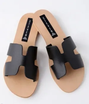 Steven By Steve Madden Black H Sandals Size 7 thumbnail 1
