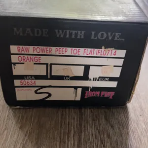 Iron Fist Girls Raw Power Peep Tow Flats Size 5 thumbnail 13