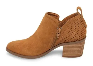 Steve Madden‎ Ruebey Suede Perforated Bootie in Chestnut Brown Size 9 thumbnail 1