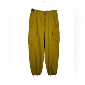 Fabletics Cargo Jogger‎ Pants Women’s Medium Mustard Yellow High Rise Athleisure thumbnail 2