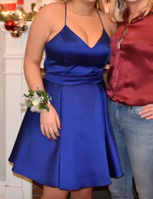 XScape Blue Cupcake Dress thumbnail 1