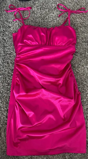 Von Maur Dress Pink Silk thumbnail 1