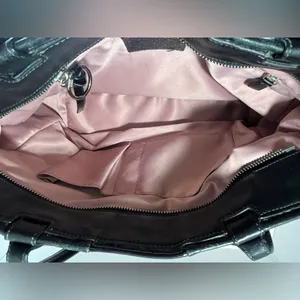 Coach Black and Glossy Leather Tote thumbnail 13