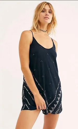 Free People Black Mini Dress thumbnail 1