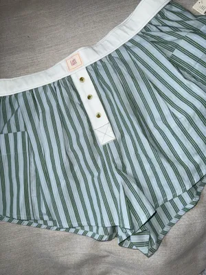 Lyrebird 100% Pleated Cotton Shorts thumbnail 1