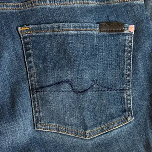 7 For All Mankind Dark Blue Bootcut Jeans thumbnail 7