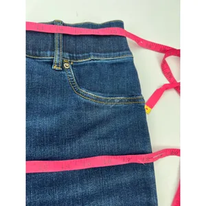 Spanx‎ Jeans Womens Blue Flared Denim Pull On High Rise Stretch 20327R est sz L thumbnail 7