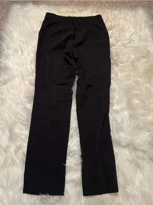 Women's Dress Pants Trousers Black Mid-Rise Unbranded 2Way Stretch 552-1003F thumbnail 5
