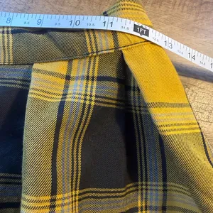 Wizarding World of Harry Potter Hufflepuff Plaid Skirt Yellow Size S Pleated thumbnail 5