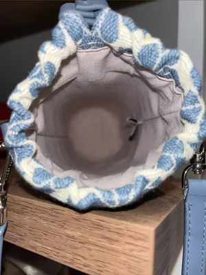 Kate Spade Spade Flower Jacquard Water Bottle Crossbody Holder Light Blue thumbnail 9