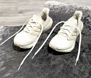 🤍Adidas Woman’s All White Ultraboost Light•Size:6.5🤍 thumbnail 1