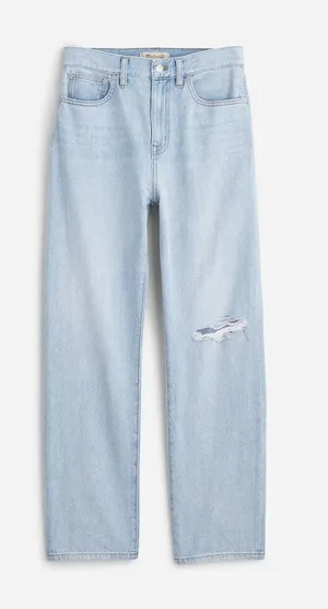 Madewell The Tall 90s Straight Classic Crop Jean Fitzgerald Wash Casual T28 NWT thumbnail 1