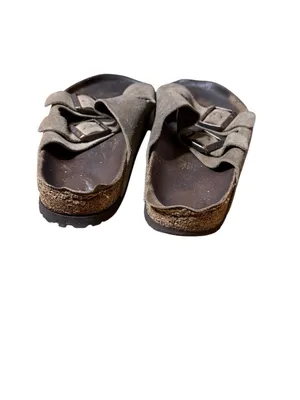 Birkenstock Arizona Soft Footbed Taupe Suede Sandals Size 39 / 8-8.5 Women’s M6 thumbnail 3