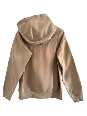 Aritzia Tna Cozy Fleece pullover Perfect Hoodie Clamshell light Brown XS comfy thumbnail 3