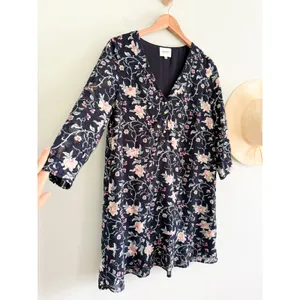 Sézane‎ | Sezane | Robe Aure Floral Mini Dress Navy | Sz 38 / US Sz 6 thumbnail 2