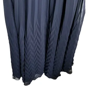 Xscape Navy‎ Pleated Maxi Dress thumbnail 3