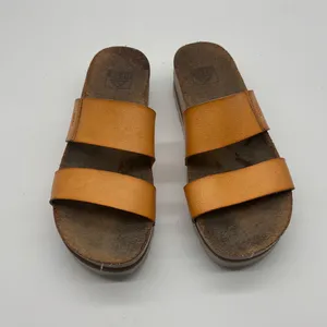 Reef Cushion Vista Hi Tan Platform Sandals Womens 8 Double Strap Slides thumbnail 7