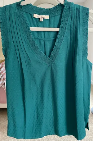 Les Serein Sleeveless Blouse Green Size XS thumbnail 1