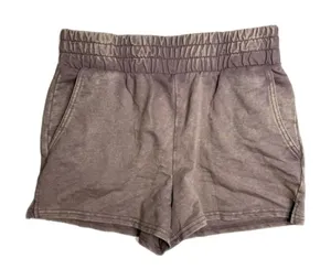 Hippy Rose Women's Fleece‎ Lounge Shorts Acid Wash Mauve Purple M $29 thumbnail 1