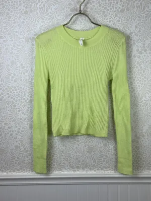 Daily Practice by Anthropologie Long-Sleeve Rib Cropped Jumper - Size - Medium thumbnail 8