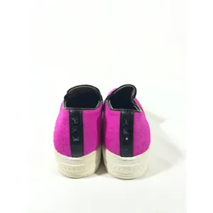Skechers Rise Fit‎ Pony Hair Platform Sneakers Slip On Women 7 Hot Pink Fluffy thumbnail 4