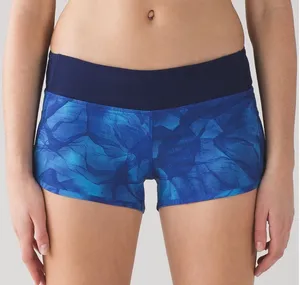 Lululemon Speed Shorts 2 1/2" Mini Midnight Tulle Multi Hero Blue 6 thumbnail 1