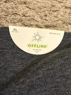 OFFLINE By Aerie Charcoal Gray OG Cotton Full Length Leggings - size XL thumbnail 6