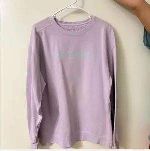 the seaside style Pastel purple sweatshirt #preppy size large thumbnail 2