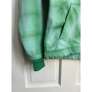 Patagonia Women's Small Green‎ Striped Hooded Fleece Lined Jacket Coat thumbnail 2