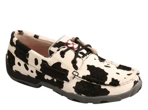 Hair on Hide Boat Shoes Moc Toe thumbnail 2