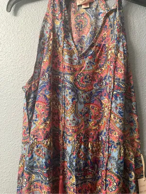Anthropologie Sleeveless boemo Maxi Dress in Multi-Color thumbnail 5