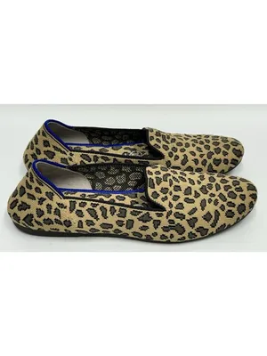 Rothy's Shoes Womens Size 7.5 The Loafer Leopard Print Round Toe Comfort Slip On thumbnail 2