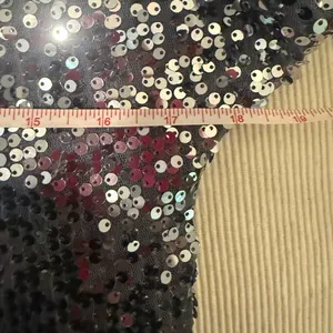 BKE Boutique Silver Sequin Mini Dress Short Sleeve Party Cocktail Size M thumbnail 5