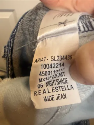 Ariat Estella riding midrise wide Jeans sz 26 / 27 thumbnail 9