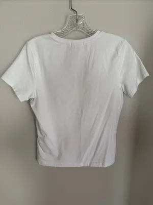 Good American White Crewneck Tee thumbnail 2
