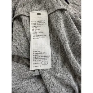 Abercrombie & Fitch Soft A&F Cozy Grey Marl Heathered Henley‎ Long Sleeve Small thumbnail 5