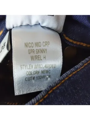HUDSON Nico mid crop skinny jeans size 25 thumbnail 7